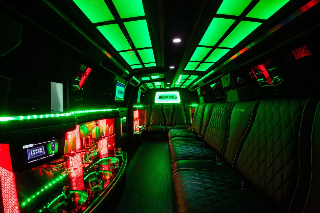 A Touch of Silver - Interior Limo