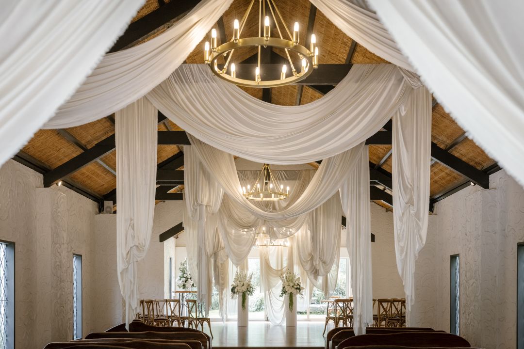 Potters Reception - indoor ceremony