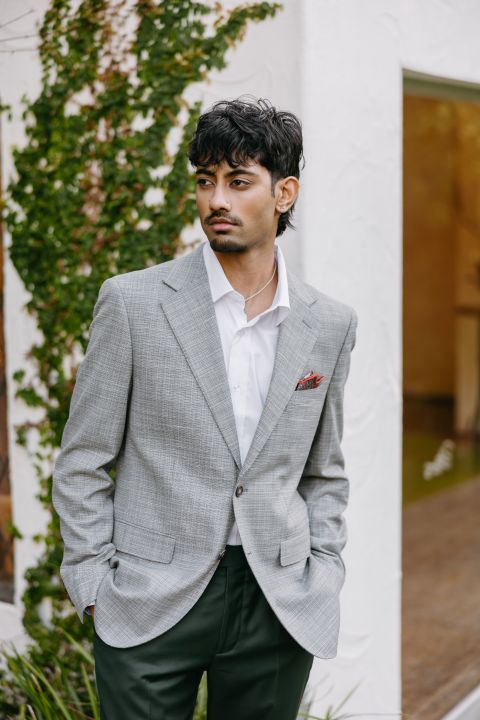 Gentry Menswear solo model shot