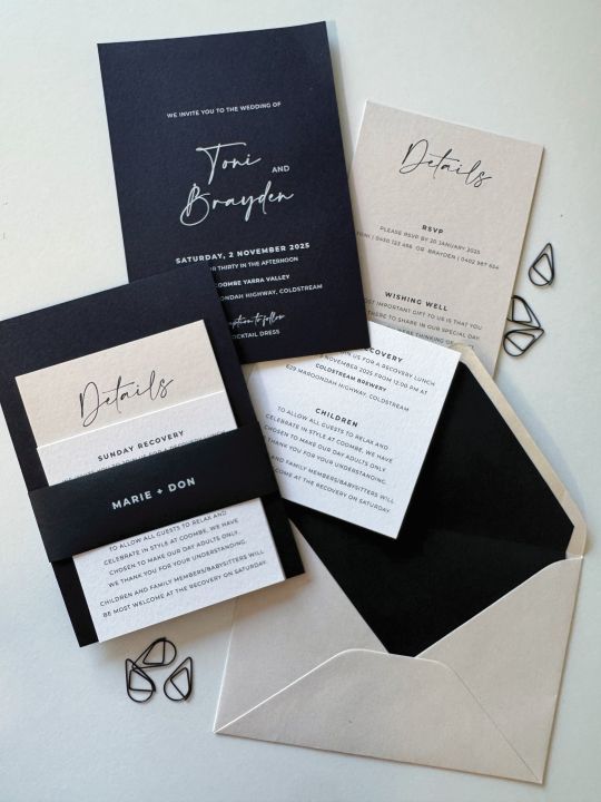 Personally invited - black and white