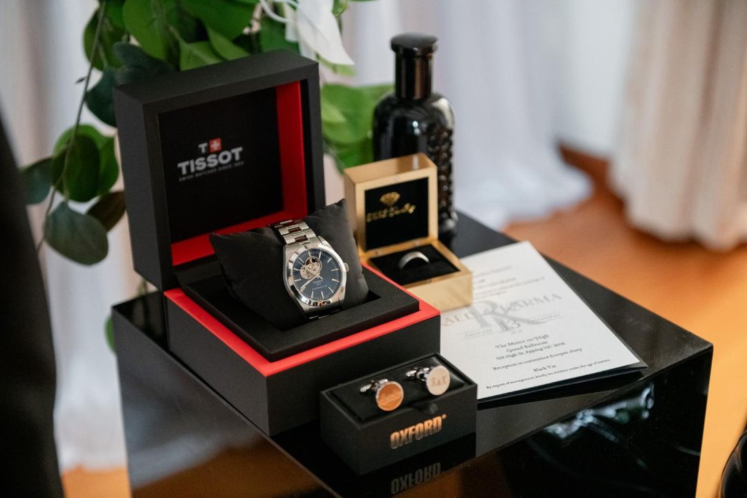 Mine and Your Event - grooms set up