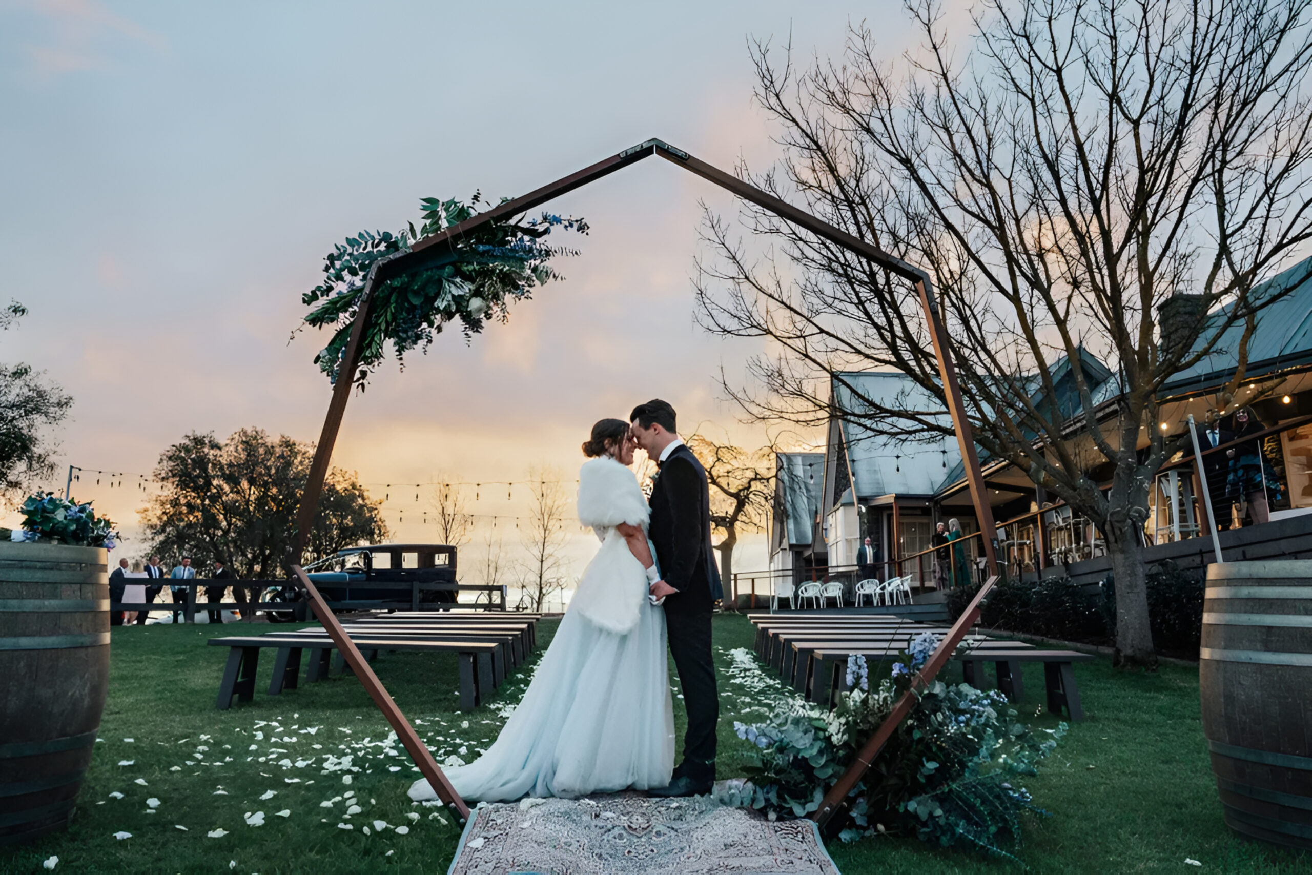 Riverstone Estate couple at alter Riverstone Estate_Venues_Weddings_Wedding Venues_Melbourne_Melbourne Wedding Venues_Melbourne Wedding & Bride