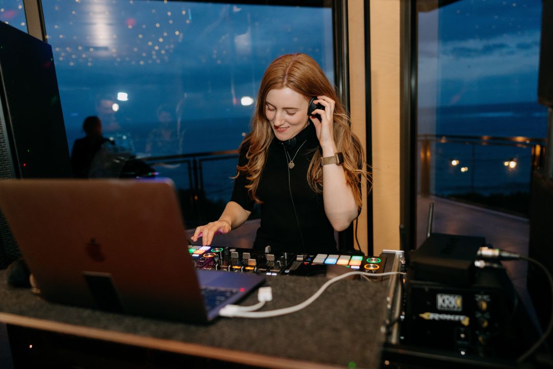 Samantha Rose Events - DJing deck
